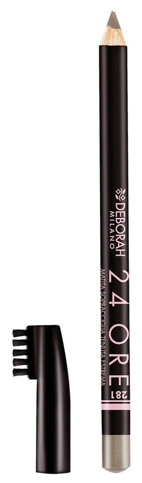 Uzacu zīmulis Deborah Milano 24Ore, 1.2 g, bēša krās. 281 blonde