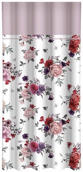 Dienas aizkari Mariall ZML-024, balts krās./rozā krās./violeta krās., 160 cm x 250 cm