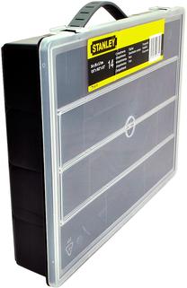 Įrankių dėžė Stanley, 34 cm x 5.7 cm x 26 cm, juoda sp.