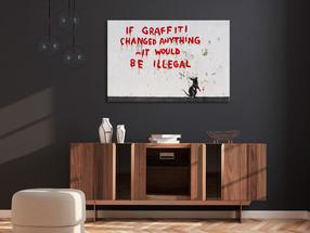 Reprodukcija Artgeist Quotes Graffiti, i-c-0154-b-a, 120 cm x 80 cm