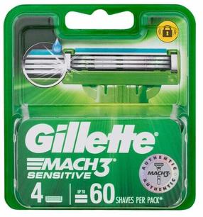 Skūšanās galva Gillette Mach3 Sensitive, 4 gab