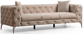 Sofa Hanah Home Como 569HLN1126, šviesiai ruda sp., 237 x 90 cm x 73 cm