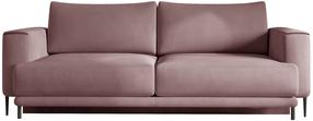 Sofa Dalia Velvetmat 24, rožinė sp., 95 x 260 cm x 90 cm