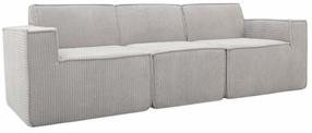 Modulinė sofa Homla Lykke 242189, šviesiai pilka sp., 88 x 263 cm x 73 cm