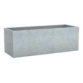 Gėlių vazonas Scheurich Stony Grey 57842, plastikinis, 79 cm x 29 cm, Ø 79 cm, pilka sp.