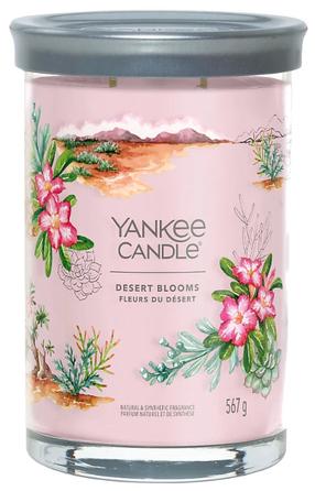 Žvakė, aromatinė Yankee Candle Signature Desert Blooms, 60 - 100 h, 567 g, rožinė sp.