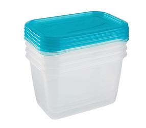 Toidukarp Okko Fresh 30673, 0.75 l, 15.5 cm x 10.5 cm, läbipaistev v., 4 tk