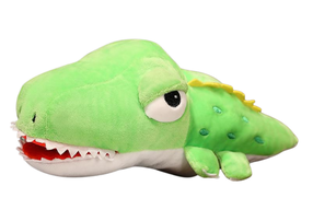 Pliušinis žaislas krokodilas Lean Toys, žalia sp., 10 cm