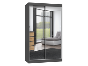 Spinta IGA 120, antracito sp., 120 cm x 61 cm x 200 cm, su veidrodžiu