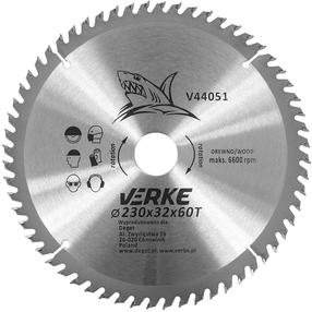 Pjovimo diskas Verke V44051, 230 mm x 32 mm