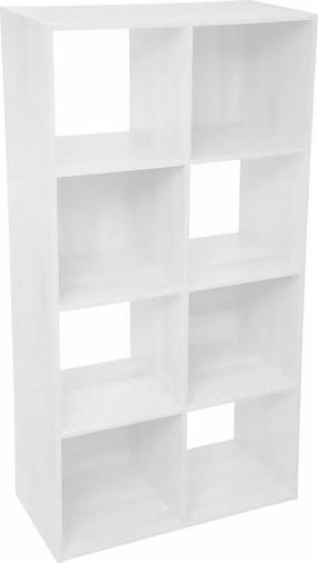 Книжный шкаф 5five Simply Smart Kali, белый цв., 134 см x 68 см x 34 см