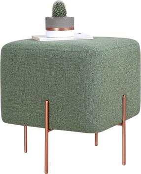 Pufas Hanah Home Copper 52, vario sp./žalia sp., 40 cm x 40 cm x 42 cm