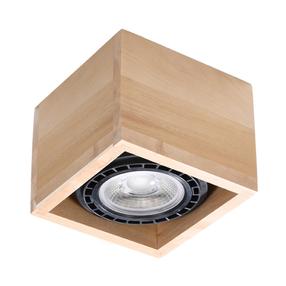 Šviestuvas lubų Sollux Quatro 1 SL.0915, GU10, 1 x 40 W, ruda sp. / ruda sp.