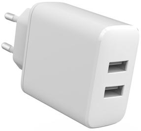 Adapteris Estuff Infinite ES637005, 2 x USB A, balta krās., 24 W