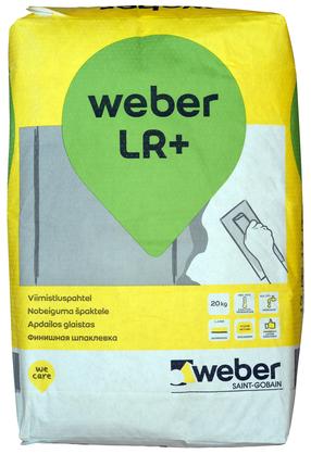 Sausais špakteles maisījums Saint-Gobain Weber LR+, izlīdzinošs, 20 kg