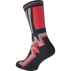 Sokid meeste Cerva Knoxfield Long, must v./punane v., 41-42 suurus