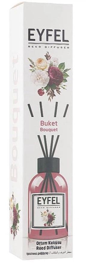 Namų kvapas, kvapiosios lazdelės Eyfel Bouquet, 120 ml Rožinė sp.