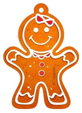 Automobilių oro gaiviklis ACappella Gingerbread Girl