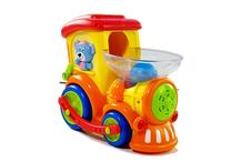 Edukacinis traukinukas Hola Drop n Go, 10 cm, įvairių spalvų