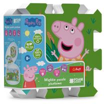 Kilimėlis kūdikiams - dėlionė Trefl Peppa Pig, 118 cm x 60 cm, 8 vnt, įvairių spalvų