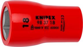 Padrunvõti täht Knipex 98 37 18, 49 mm, 18 mm, 3/8", Ø30 mm