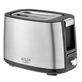 Тостер Adler AD3214, серебристый цв.