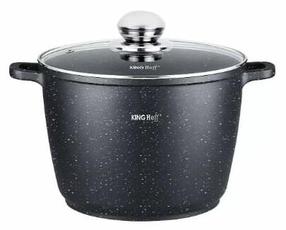 Katls King Hoff KH-1598, Ø24 cm, 6.2 l, melna krās.