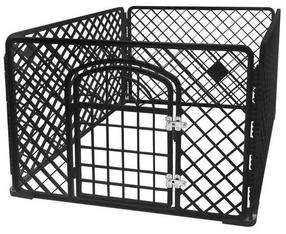 Voljērs Animal Playpen XL15322, 90 x 90 x 60 cm, plastmasa, (krāsa/dizains tiek izvēlēts nejauši)