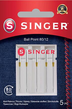 Adata Singer Ball Point 80/12, 5 gab.
