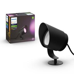 Įsmeigiamas lauko šviestuvas Philips Hue Lily XL, 15W, LED, IP65, juoda sp., 11.2 cm x 19 cm