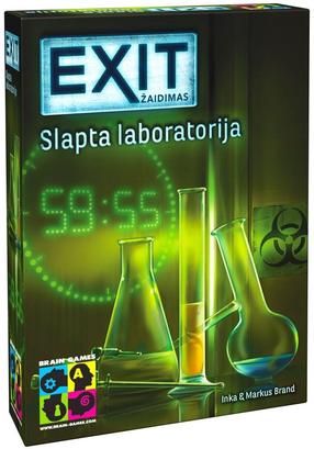 Stalo žaidimas Brain Games Exit: Slapta laboratorija, LT