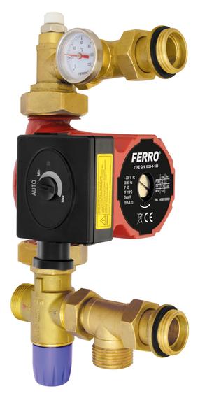 Termostatiskais elements Ferro GM1F-40GPA, kolektoram, apkures sistēmām, g1