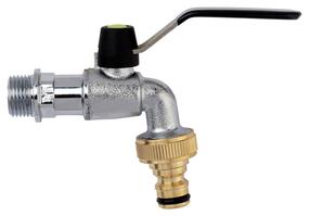 Čiaupas TDM Brass ART.450B, 1/2 colio - išorinis sriegis