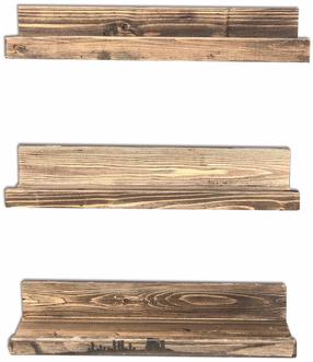Sienas plaukts Kalune Design AA 068, valriekstu krās., 6 cm x 13 cm x 50 cm