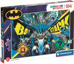 Dėlionė Clementoni Batman 27174, 27 cm x 38 cm, 104 vnt., įvairių spalvų