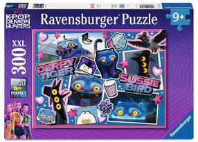 Puzle Ravensburger KPOP Demon Hunters Derpy & Sussie 12004758, 36 cm x 49 cm, 300 gab., daudzkrāsaina