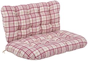 Комплект подушек для садовой мебели Patio Marocco B005-05LB, красный цв./бежевый цв., 99 x 95 см