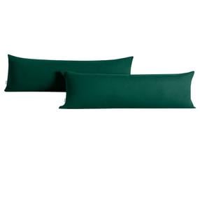 Dekoratīvs spilvena pārvalks Restilo Amber, zaļa krās., 40 cm x 145 cm, 2 gab.