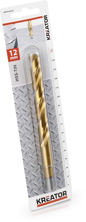 Metallist puur Kreator KRT010223, metall, hss, silindriline, 12 mm x 15.1 cm