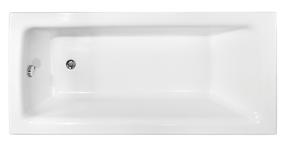 Vann, sisseehitatav Besco Piramida Talia WAT-100-PK, 100 cm x 70 cm x 41.5 cm, ristkülik, valge v.
