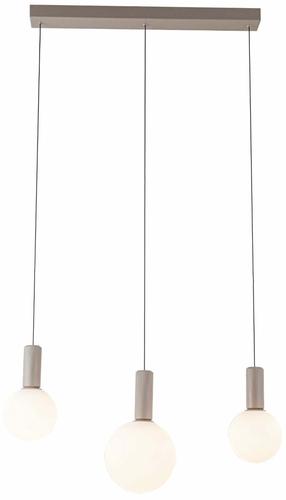 Šviestuvas lubų Candellux Lighting Testa Rectangle, G9, 3 x 10 W, balta sp./smėlio sp. / smėlio sp.