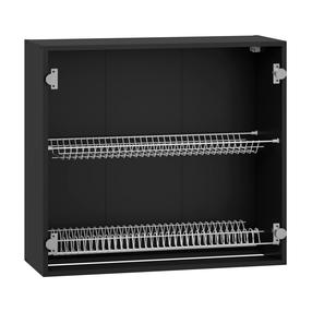 Spintos rėmas, virtuvei Vento G-80/82, 30 cm x 80 cm, 72 cm, juoda sp.