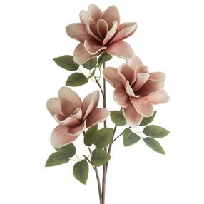 Dirbtinė gėlė, magnolija Flore 752, tamsiai rožinė sp., 68 cm x 14 cm