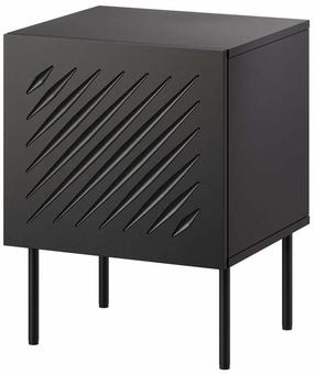 Naktinis staliukas Cama Siena, juoda sp., 59 cm x 44.5 cm x 40 cm