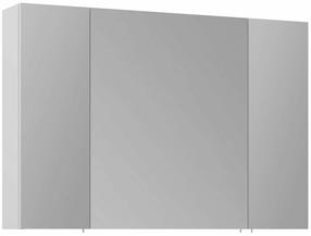Piekarināms vannas istabas skapis ar spoguli Kalune Design Side, matēti balta krās., 16 cm x 100 cm x 66 cm