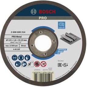 Griešanas disks Bosch, 115 mm x 1.6 mm x 22.23 mm