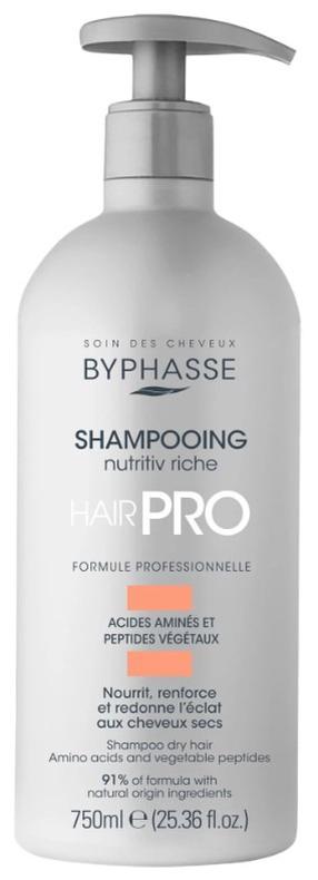 Šampoon Byphasse Hair Pro Nutritiv Riche, 750 ml