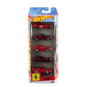 Mänguautode komplekt Mattel Hot Wheels Ferrari JLN12, 1:64, punane v.