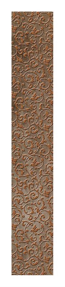 Keraminė juostelė sienai, keraminės Belani 4810839029914, 60 cm x 9.5 cm, ruda sp.