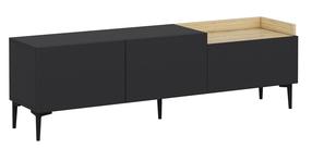 ТВ стол Kalune Design Mia, антрацитовый цв., 160 см x 37 см x 48 см